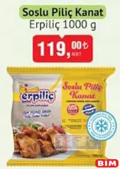ERPİLİÇ SOSLU PİLİÇ KANAT 1000 G